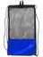 Dalış Ipli Mesh Çuval Çanta Dalış Ekipmanları Tutucu 29X13 "mavi ve Siyah (Yurt Dışından) 5