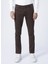 4A1400000101 Normal Bel Slim Fit Düz Kahve Erkek Pantolon 1