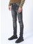 I-Edpk119 Normal Bel Skinny Fit Düz Antrasit Erkek Denim Pantolon 3