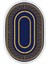 Eko Trend Djt Halı Yıkanabilir Kaymaz Taban 651M Oval Modern Gold 2