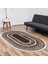 Eko Trend Djt Banyo Paspası Yıkanabilir Kaymaz Taban 651m Oval Modern Kahve 5