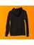 Siyah Basic Unisex Kapüşonlu Sweatshirt 2