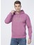 12194082_JORWORLD Sweat Hood Sn Kapüşonlu Uzun Kollu Relaxed Baskılı Pembe Erkek Sweatshirt 1