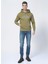 12194082_JORWORLD Sweat Hood Sn Kapüşonlu Uzun Kollu Relaxed Baskılı Haki Erkek Sweatshirt 5