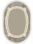 Eko Trend Djt Banyo Paspası Yıkanabilir Kaymaz Taban 657m Oval Modern Camel 2