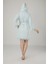 Mint Yeşili Dantelli Bambo Cotton Bayan Bornozu 1