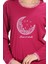 Büyük Beden Seçenekli, Yumuşacık Kadın Pijama Takımı 98240 5