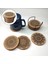 12 Adet Mantar Coasters Içmek Emici Bardaklar 4 Inç Kullanımlık Kupası Mat 3