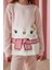 Pembe Kız Çocuk Penguin 2li Pijama Takımı 4
