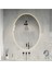Banyo,lavabo Aynası Dokunmatik Ledli Yuvarlak 80 cm Çapında 4 mm Flotal Ayna 3