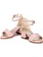 Kiko 769 Kum Cilt Günlük Kız Çocuk 3 cm Topuk Sandalet Ayakkabı Pudra 2
