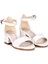 Kiko 769 Kum Cilt Günlük Kız Çocuk 3 cm Topuk Sandalet Ayakkabı 3