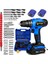 Japon Professionel Tools 58V 8AH Pr-W Metal Şanzıman Şarjlı Çift Akülü Vidalama 27 Prç Uç Setli̇ 1