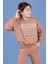 Toontoy Kız Çocuk Baskılı Düşük Kol Sweatshirt 1