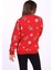 Toontoy Kız Çocuk Kar Taneli Kurabiye Baskılı Sweatshirt 2