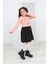 Toontoy Kız Çocuk Beauty Love Baskılı Elbise 2