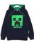 Creeper Baskılı Renk Değiştiren Pul Payetli Çocuk Kapşonlu Sweatshirt 1