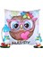 Baykuş Puf Yastık Açık Mavi Masa Lambası Baykuş Notluk Üçlü Set 1