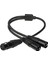 3 Pin Xlr Fiş Y Splitter Kablo Adaptörü Kablosu (Yurt Dışından) 1