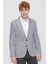 Erkek Slim Fit Torba Cep Ceket Koyu Gri 1