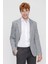 Erkek Slim Fit Torba Cep Ceket Koyu Gri 3
