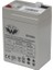 Hhm - Pi-Es 6V4AH/20HR Valve Regulated Rechargeable Battery 6 Volt 4 Amper Bakımsız Kuru Akü 6V 4AH Akü 2