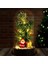 Noel Baba ve Çam Ağacı Temalı LED Işıklı Fanus 1