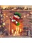 F Fityle Klasik Noel Çorap Asılı Süsler Noel Tatil Partisi Dekor Kardan Adam (Yurt Dışından) 5