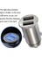 C8-A01 Mini Çinko Alaşımlı Çift USB Araç Şarj Cihazı-Gümüş (Yurt Dışından) 2