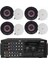 Midex Upper Segment Paket-4 Üst Segment Tavan Hoparlör ve Mikser Amfi Seti ( 1 Anfi + 4 Hoparlör) 1