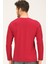 T8587 Dewberry V Yaka ErkekSweatshirt-Bordo 2
