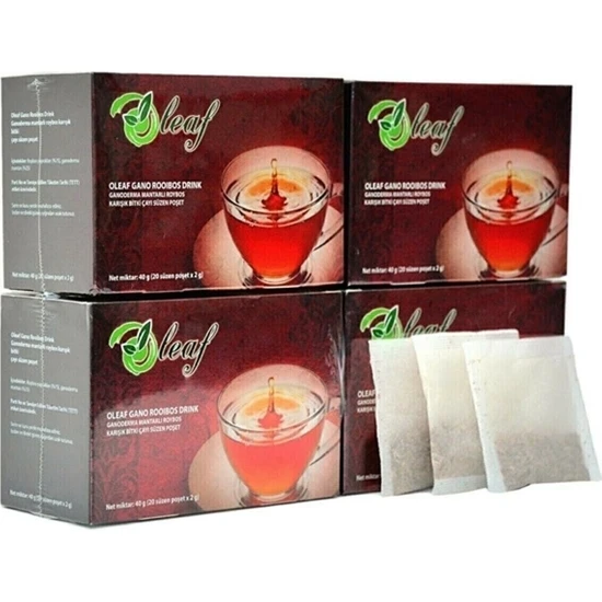 Gano Rooibos Oleaf Drink Tea Çay - 4 Kutu