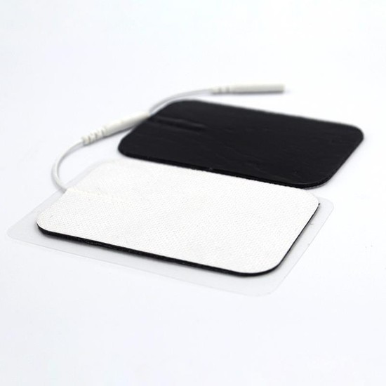 Maxi Kablolu / Soketli Elektrot 5*9 cm ems Tens Cihazı Pin Girişli Elektrod , 1 Paket = 4 Adet
