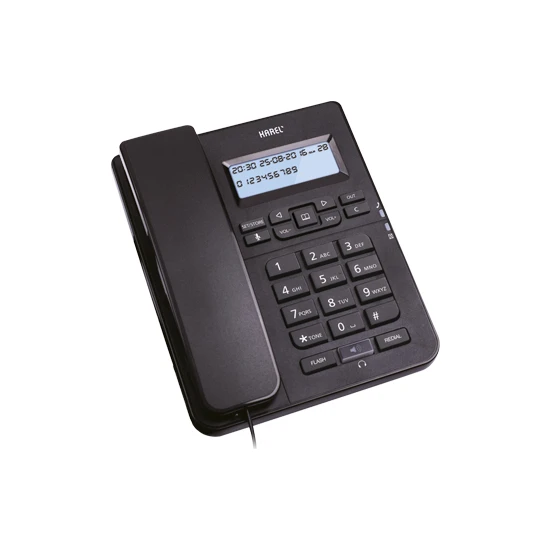 Karel TM-145 Masaüstü Telefon Siyah