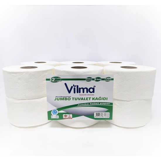 Vilmark Vilma Professional Jumbo Tuvalet Kağıdı 12 Li (2 kg)