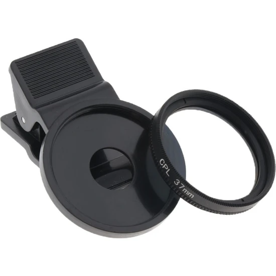 Flameer Cpl Dairesel Polarzer Akıllı Telefon Lens 37MM Için Polarize Lens Filtresi