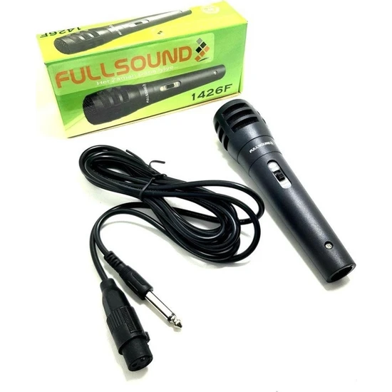 Fullsound El Mikrofonu Kablolu 3mt Dinamik Fullsound K-1426F