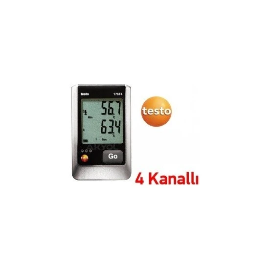 Testo 176T4 Sıcaklık Kayıt Cihazı 4 Kanallı