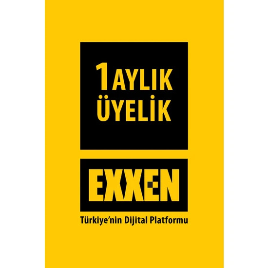 Exxen 1 Aylık Dijital Abonelik Kodu - Reklamsız