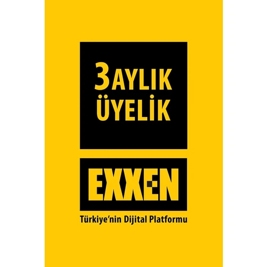 Exxen 3 Aylık Dijital Abonelik Kodu - Reklamlı