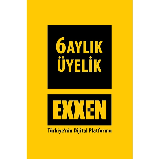 Exxen 6 Aylık Dijital Abonelik Kodu - Reklamsız