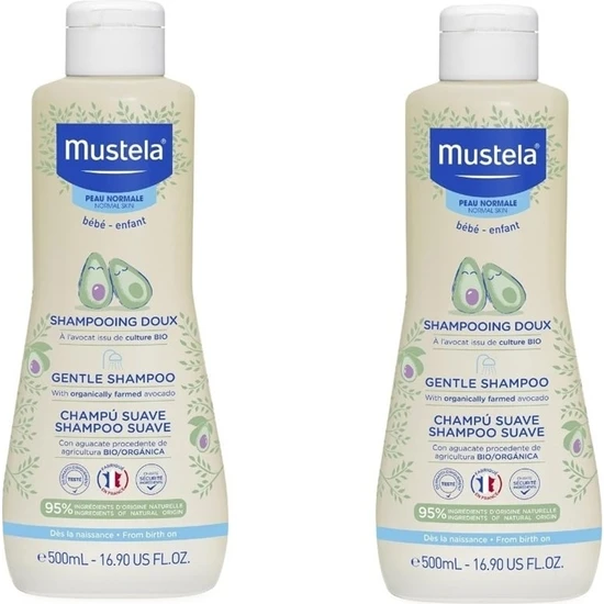 Mustela Gentle Shampoo 500 ml X2 Adet
