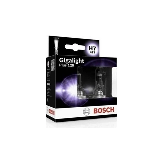 Bosch Gigalight Plus 120 H7 Ampül 2'li Set
