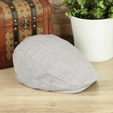 Beyler Burada Yazlık Vizon Keten Erkek Kasket