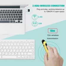 Zsykd PR-A19 2.4ghz Bluetooth Kalem Tipi Shining Sessiz Fare (Yurt Dışından)