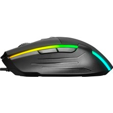 Rampage SMX-52 BROKER Usb Siyah RGB Işıklı 7200 Dpi Gaming Oyuncu Mouse