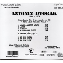 Tuna Müzik CD - Antony Dvorak Sympony No. 9