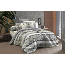 Sarev Runa Fancy Poplin Nevresim Takımı Çift Kişilik V1