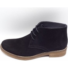 Güvener Bağcıklı Siyah Süet Chealse Erkek Bot AU14