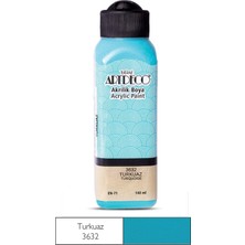 Artdeco Akrilik Boya 3632 Turkuaz Renk 140 ml Yüksek Kalite Sanat Malzemesi